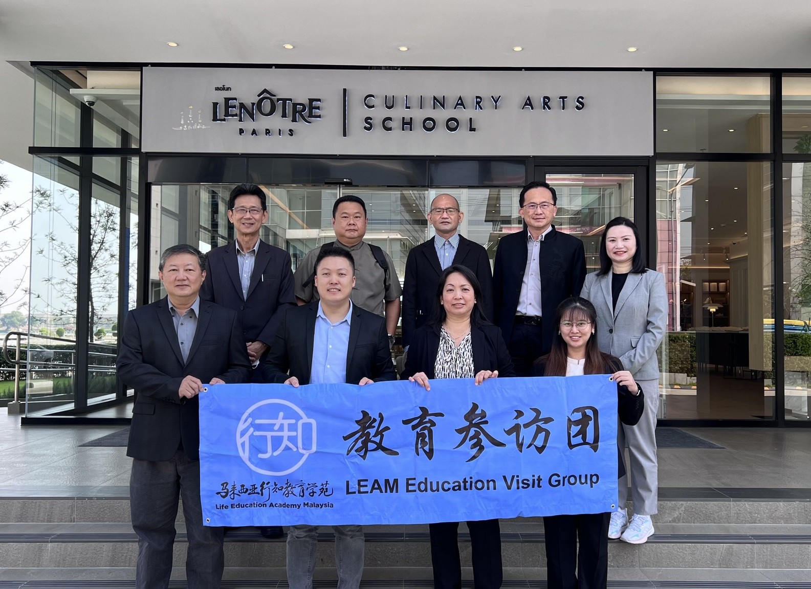 携手六所独中参访法国雷诺特厨艺学院泰国分校参访